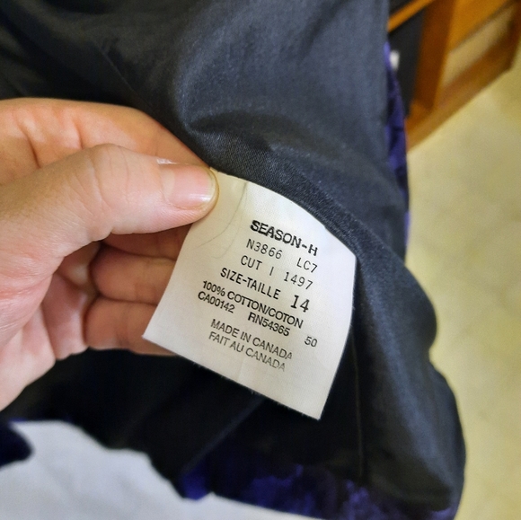 VTG Purple Velvet blazer jacket - Picture 4 of 4